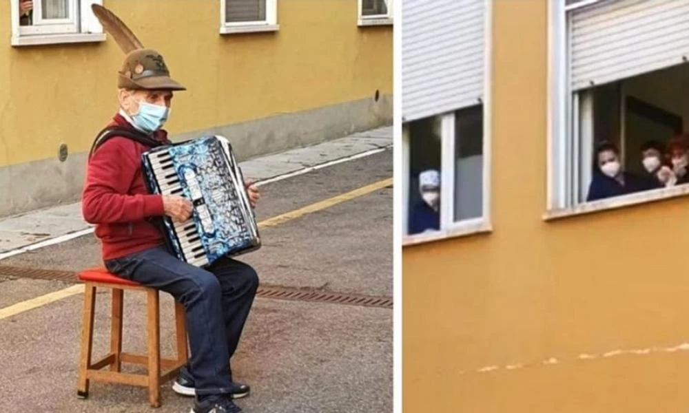 Έφυγε από την ζωή η Ιταλίδα που ο άντρας της έπαιζε ακορντεόν στο νοσοκομείο